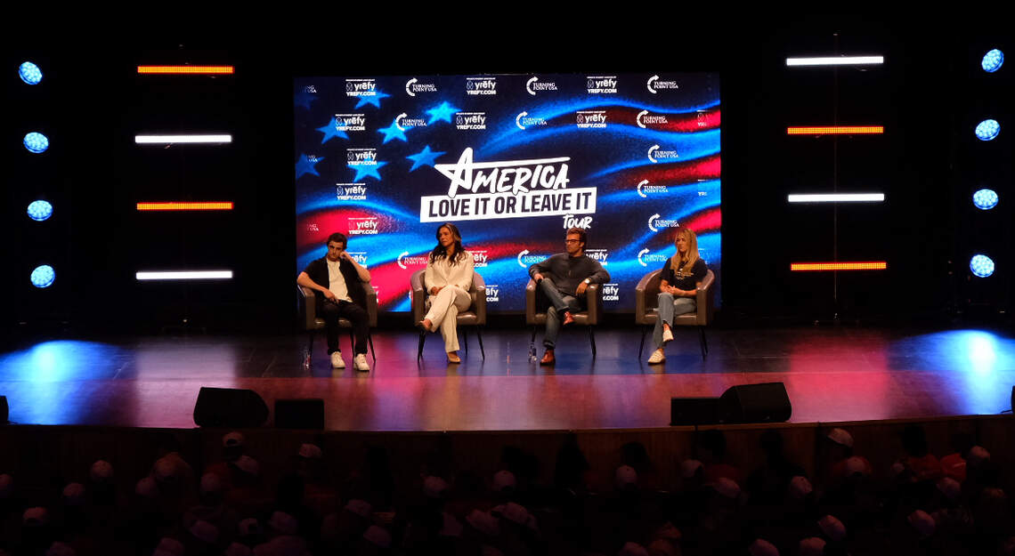 Turning Point USA event at Cal Poly; arson arrest near airport. Today’s top stories
