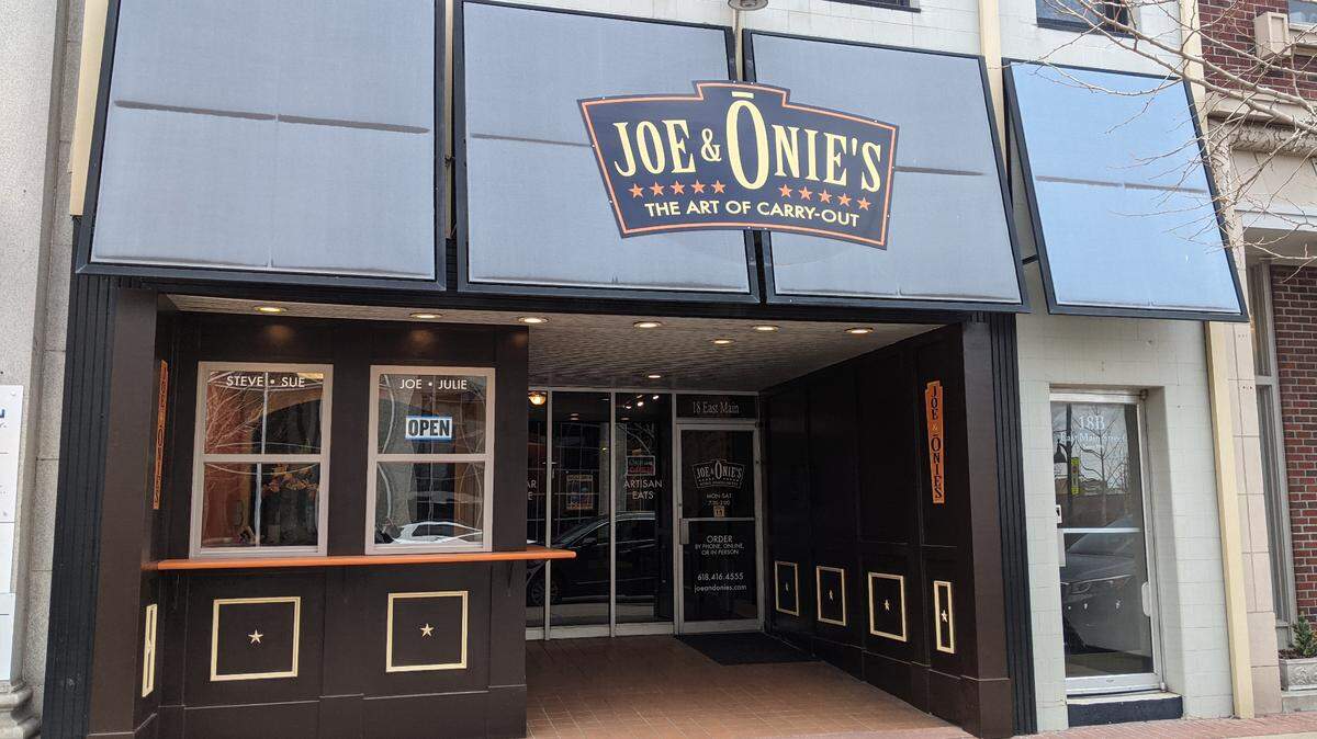 Joe & Onie’s: The Art of Carry-Out has opened at 18 E. Main St. in downtown Belleville.