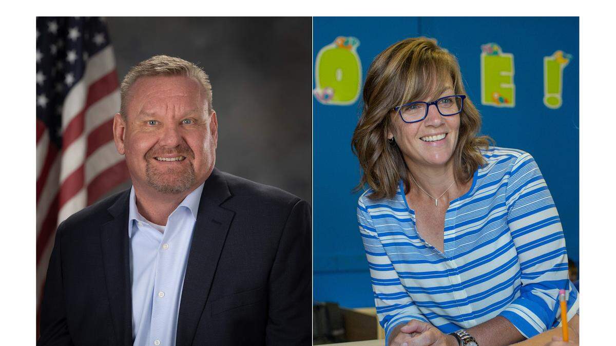 Jay Keeven and Katie Stuart, candidates for Illinois State House 112th District.