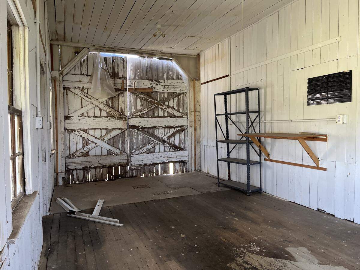 This outbuilding will be used as an “art barn” on a former farm that’s being transformed into the new Belleville location of Karla Smith Behavioral Health, an organization that provides outpatient mental health treatment.