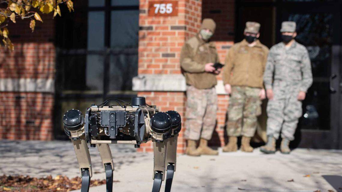 All byte, no bark for ‘robotic K-9’ at Scott Air Force Base