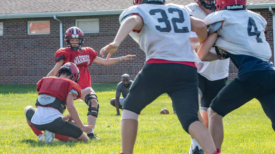 Granite City placekicker wants to inspire other girls to give football a try