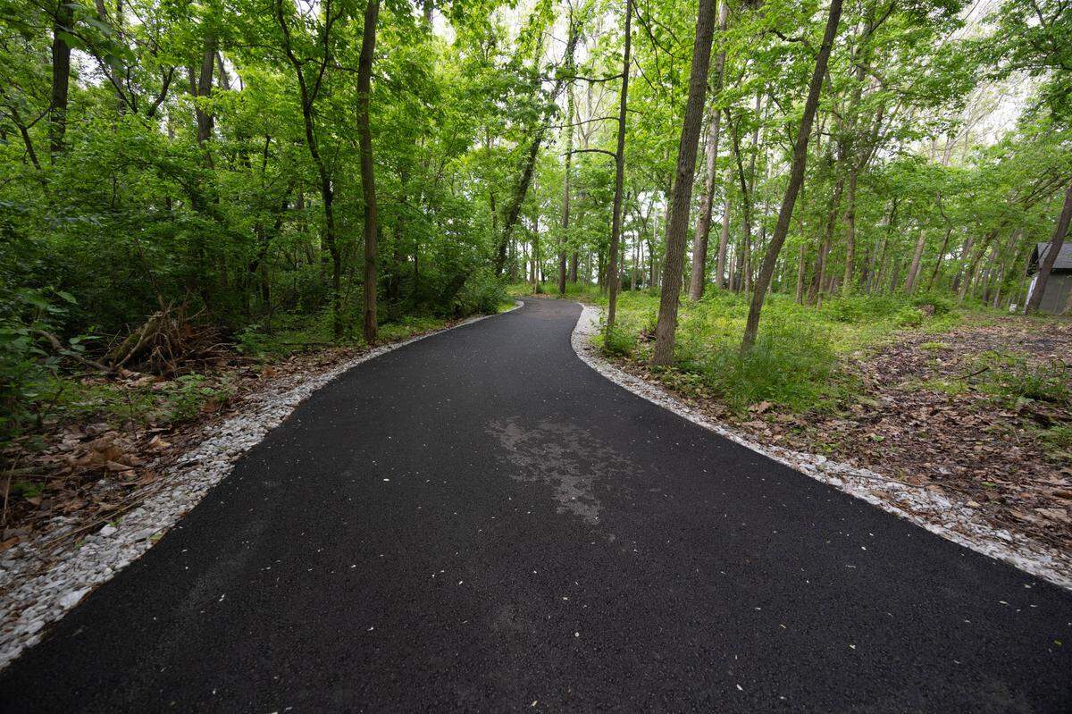 Part of the upgrades to The Pines includes a 1,720 foot accessible walking trail through the woods.