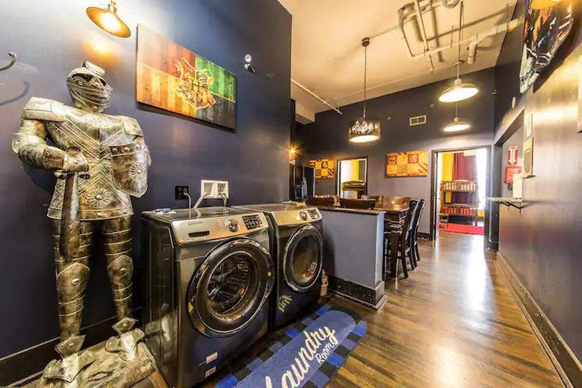 This “Hogwarts Dorms” themed Airbnb is located in downtown St. Louis.
