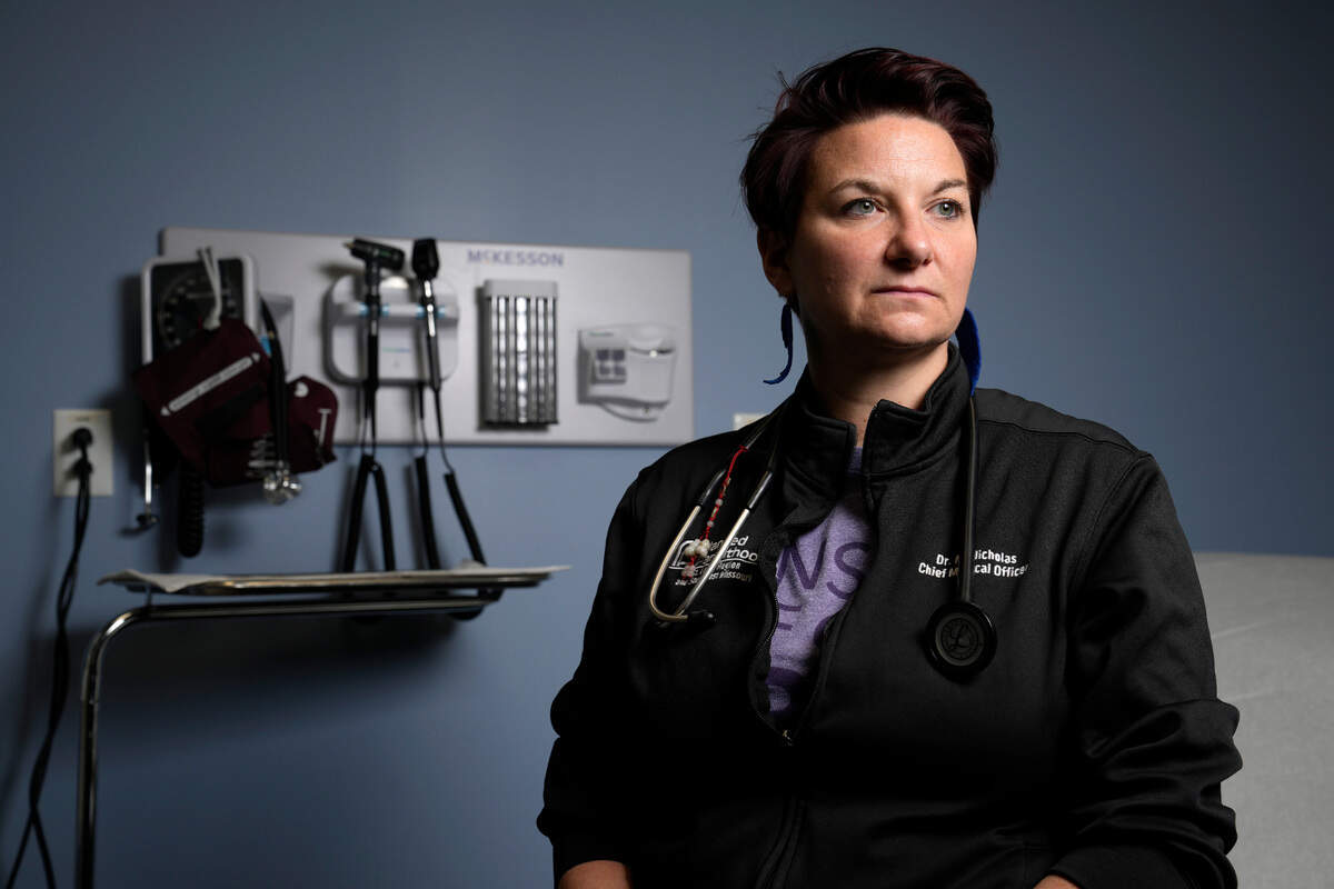 Dr. Colleen McNicholas, chief medical officer at Planned Parenthood of the St. Louis Region and Southwest Missouri (AP Photo/Jeff Roberson)