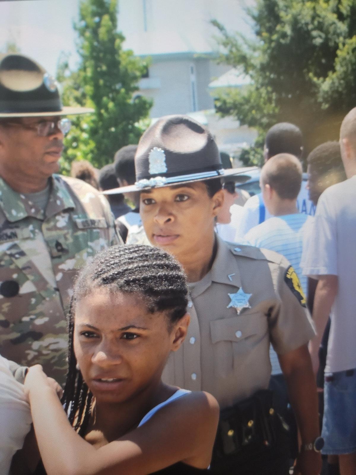 An officer guides a cadet at the Team Illinois Youth Police Camp. This year’s camp will take place Sunday, July 16, through Saturday, July 22, at Principia College in Elsah, Illinois.