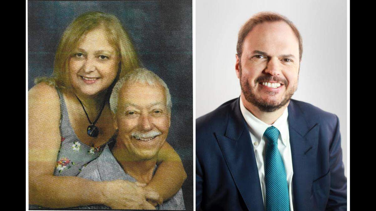 There were striking similarities in the Edwardsville murders of attorney Randy Gori, right, chiropractor Lois Ladd and contractor Michael Ladd.