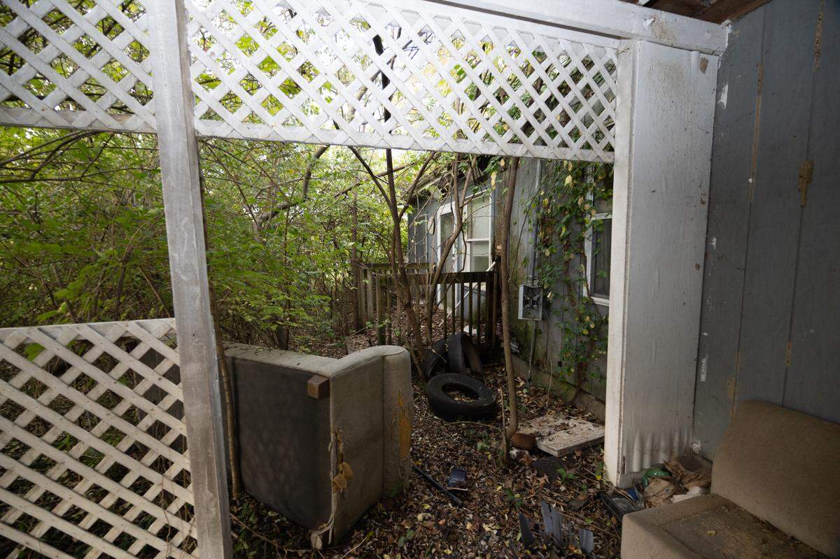 George E. Hilgard American Legion Post 58 in rural Freeburg has a myriad of problems, including derelict buildings that have been ransacked by squatters.