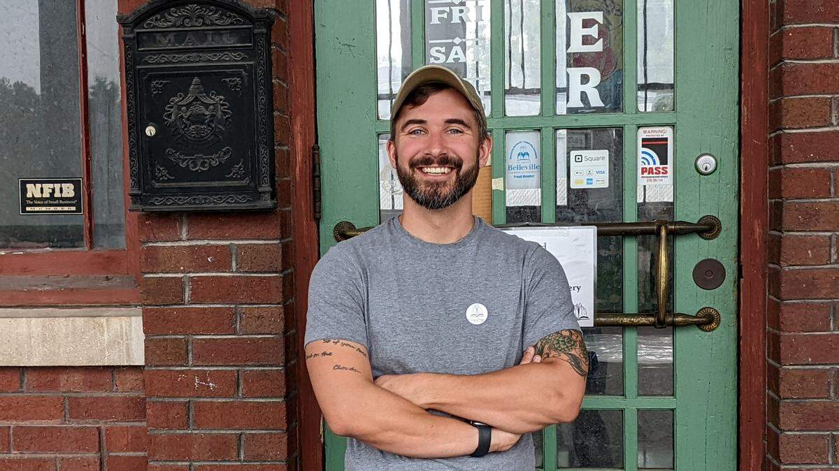 Erik Busch, owner and head roaster of LongStory Coffee, hopes to open at 732 S. Illinois St. in Belleville before the end of summer in September.