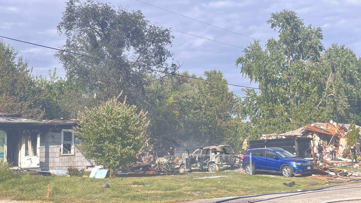 One dead in reported metro-east home explosion, multiple homes damaged