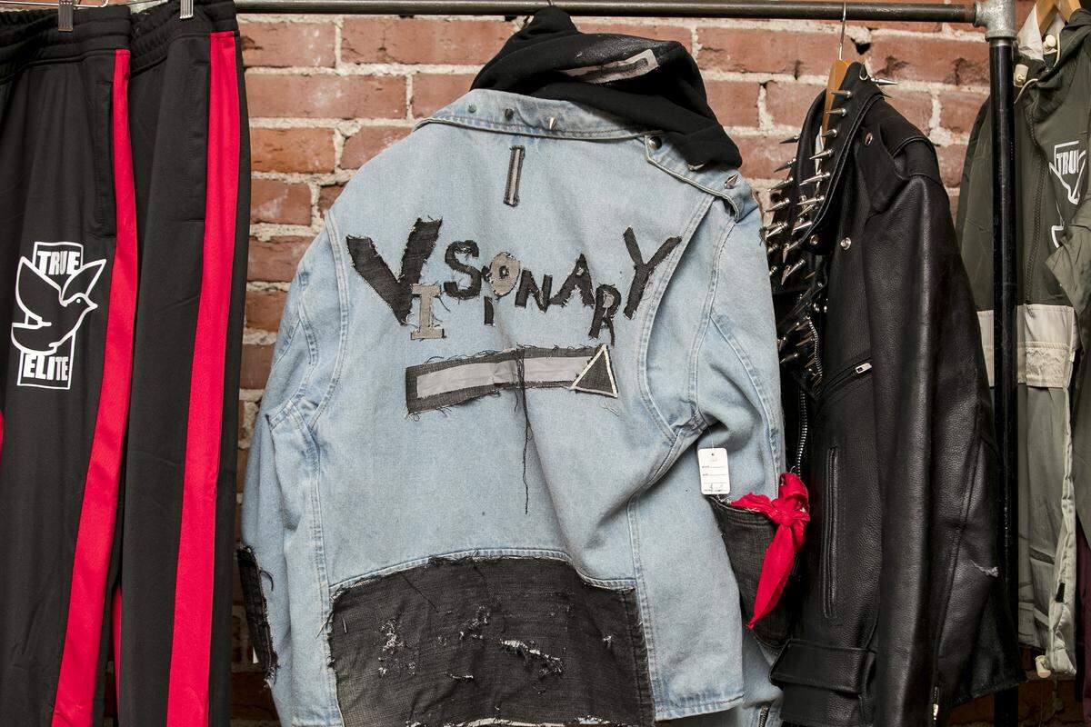 A jacket by designer Craig Baxton.