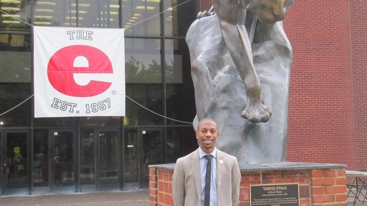 Former SIUE track and field athlete Christ Wright was named Assistant Athletic Director.