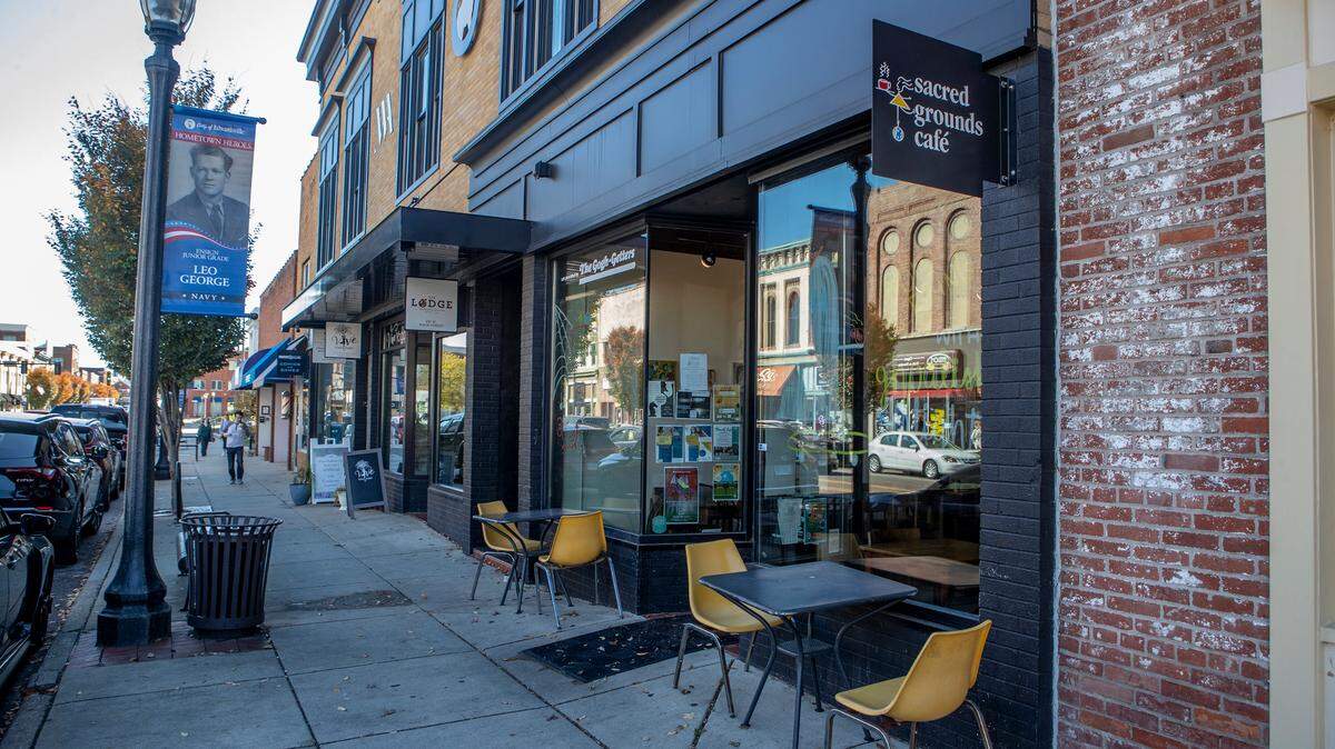 Sacred Grounds Café, 233 N Main St, in Edwardsville