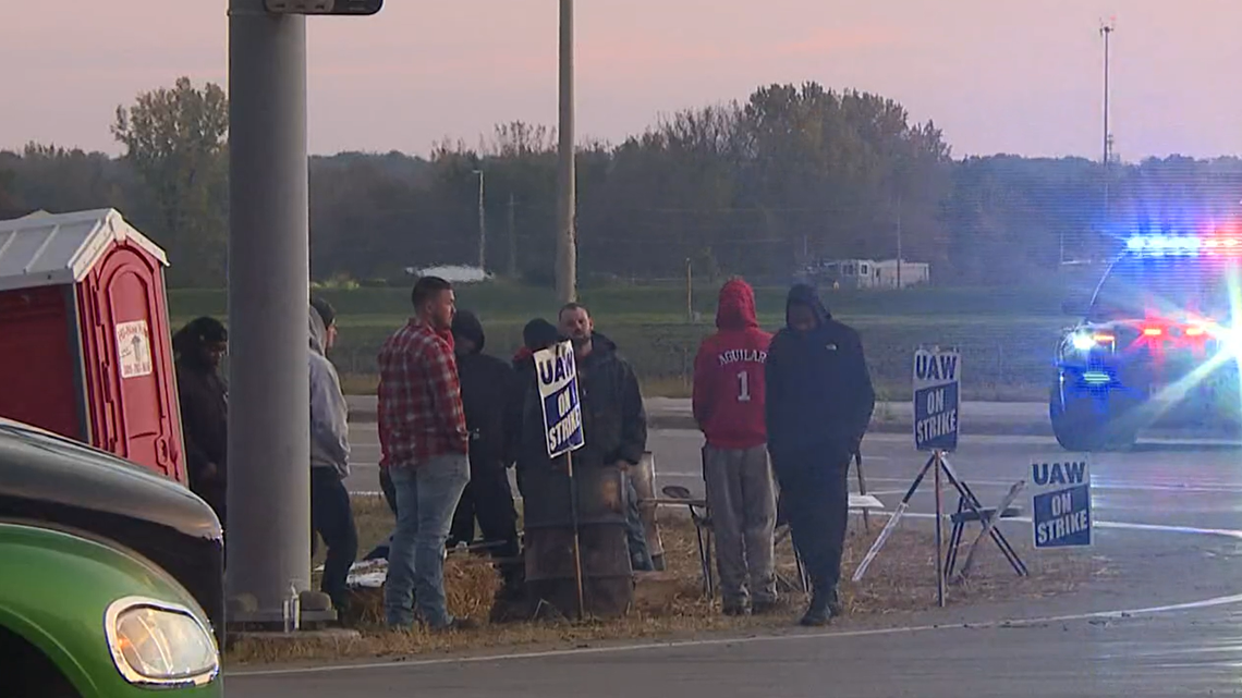 An employee of Milan John Deere Parts Distribution Plant in Moline, Illinois, was fatally struck by a car while walking to the picket line, UAW union said.