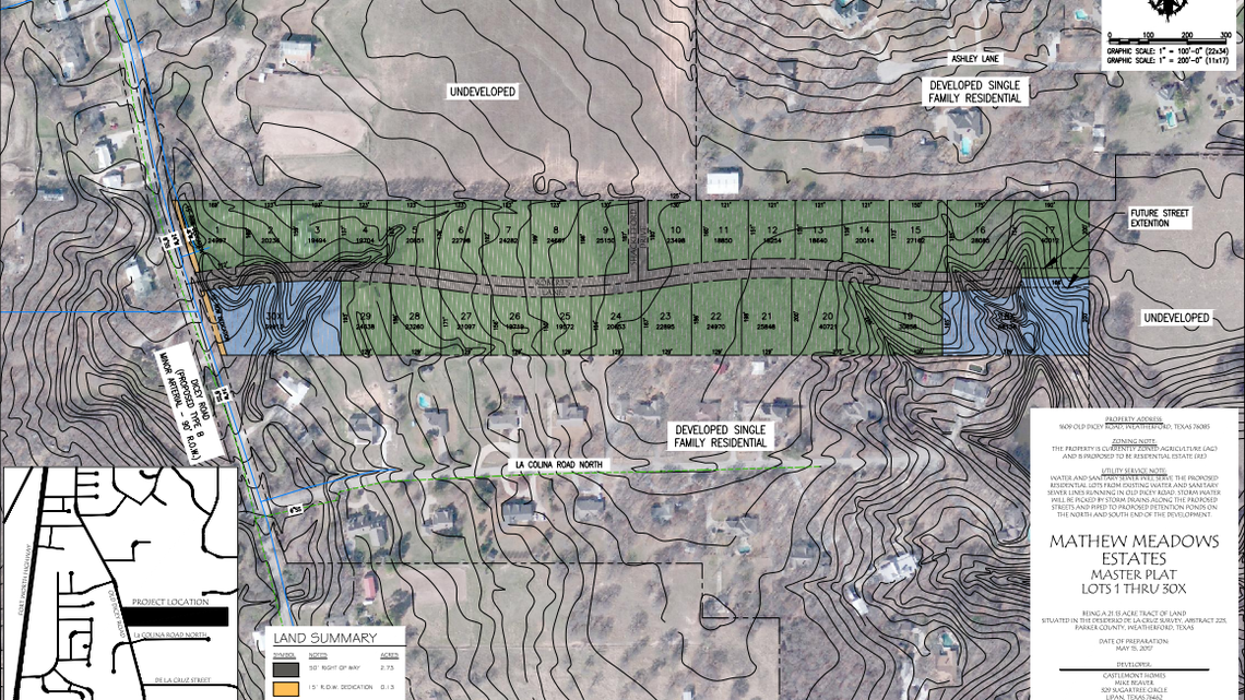 New single-family homes development proposed in Weatherford