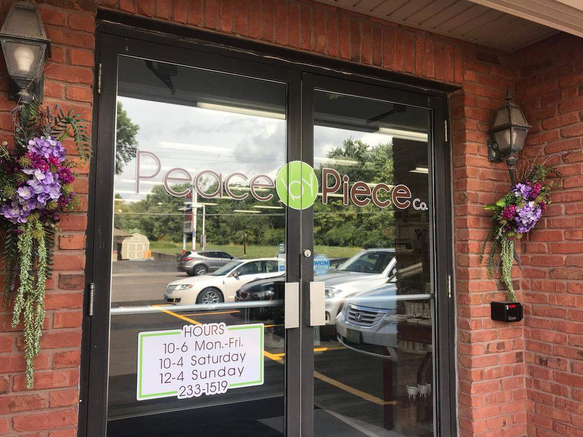 An exterior view of Peace by Piece in Swansea.