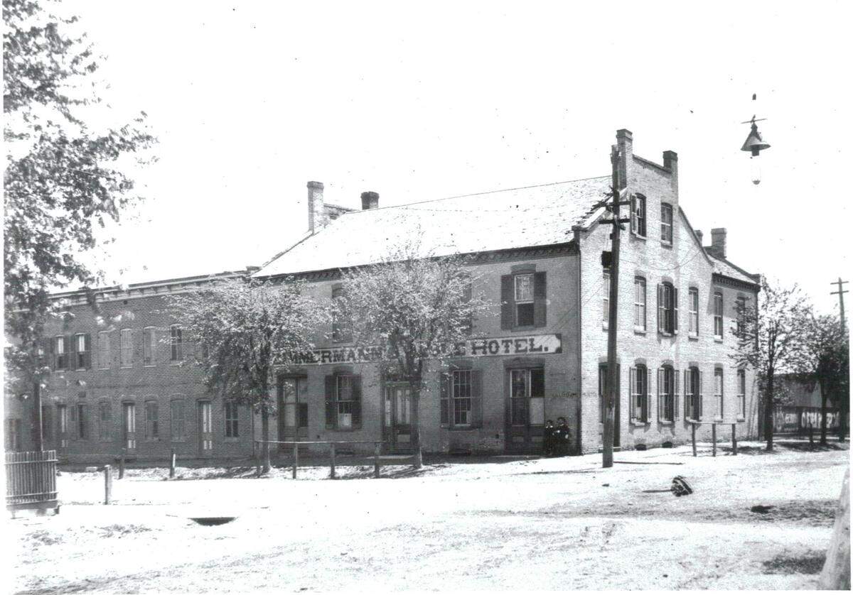 Anton Buchmann built the original frame building on this site for the men working at the mill in 1838. In 1843, it became a stage stop after the first road was built through Highland. The first post office was in this building in 1845. Now a developer has purchased the property and will be investing $1.4 million to rehabilitate and develop the property into a smaller number of luxury apartments.