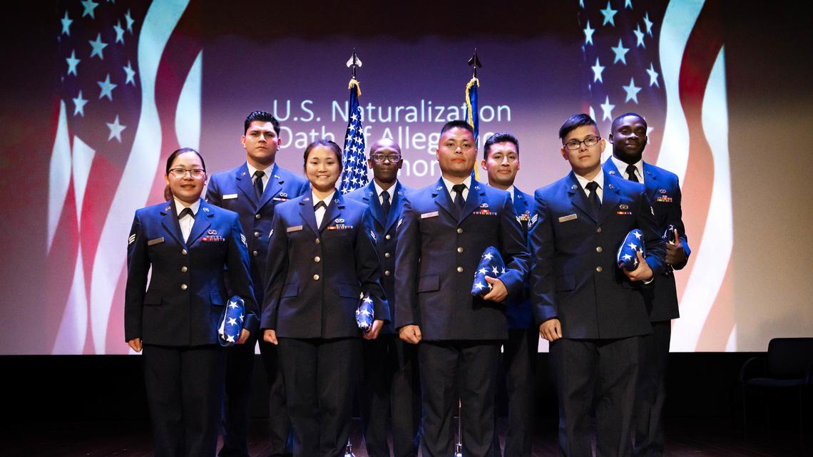 In pursuit of American Dream, Scott airmen find path to citizenship through service