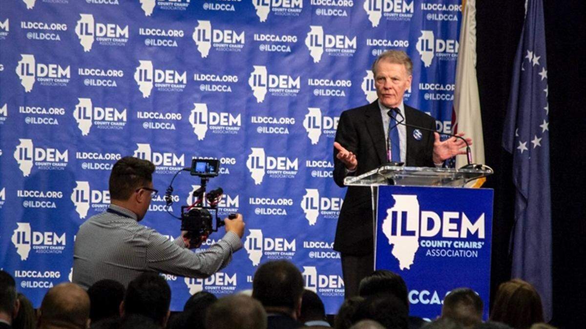 Former Illinois Speaker of the House Michael Madigan was charged on seven counts of bribery and racketeering Wednesday.
