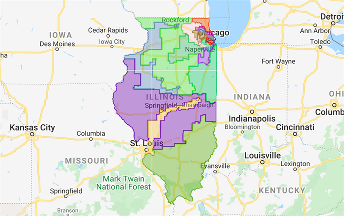 Gov. J.B. Pritzker on Tuesday signed legislation redrawing the state’s congressional district maps, saying they reflect Illinois’ diversity and preserve minority representation.