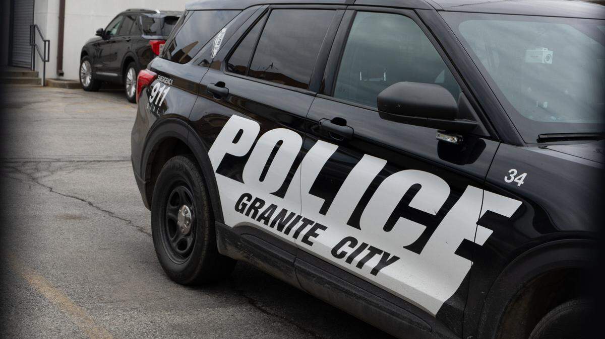 Outside of the Granite City police station on Feb. 7, 2024.