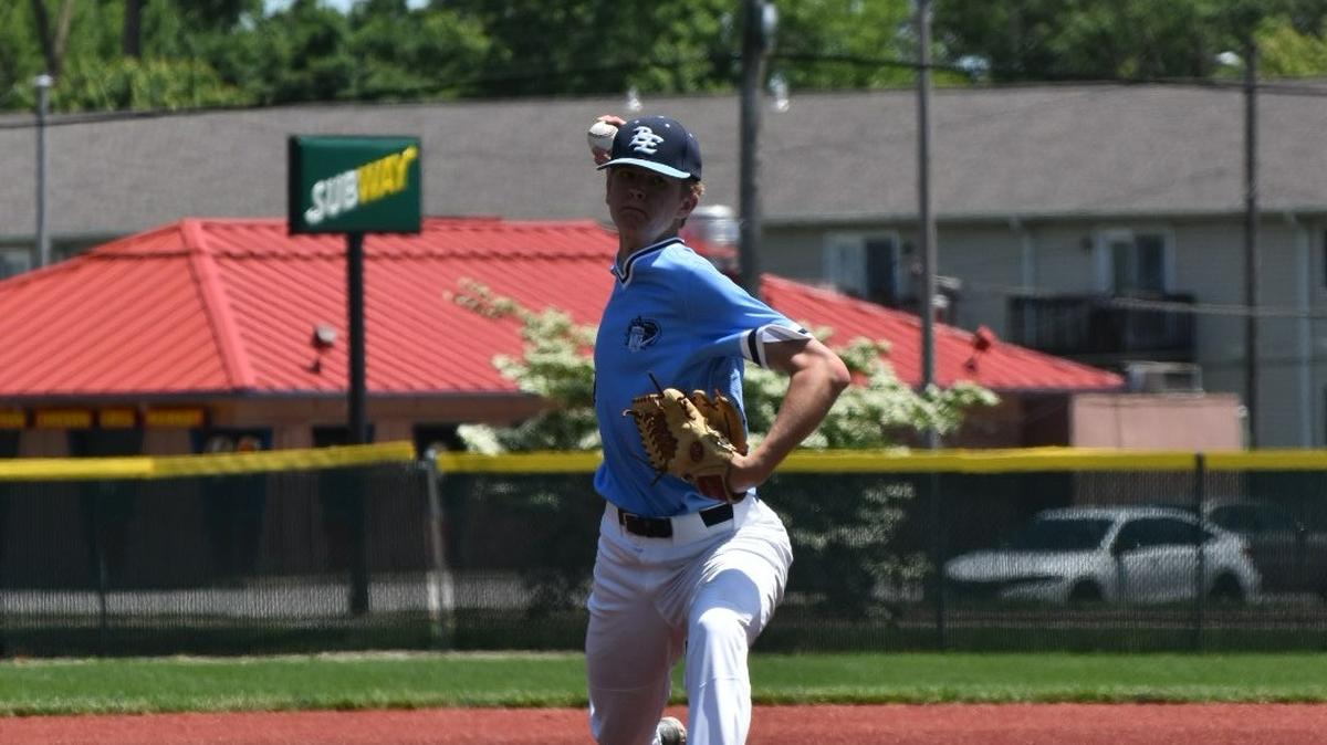 Belleville East High School’s Owen Kelly delivers a pitch during a game this spring. Kelly is the winner of the Belleville News-Democrat Baseball Player of the Year high school poll for 2022, as selected by readers of bnd.com.
