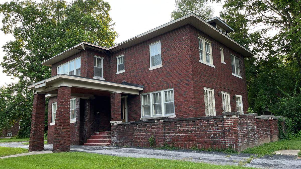 The two-story brick home at 8300 W. Main St. in Belleville was built in 1923 for a wealthy East St. Louis businessman. It has been vacant for more than 25 years and deteriorating at a fast pace, according to neighbors.
