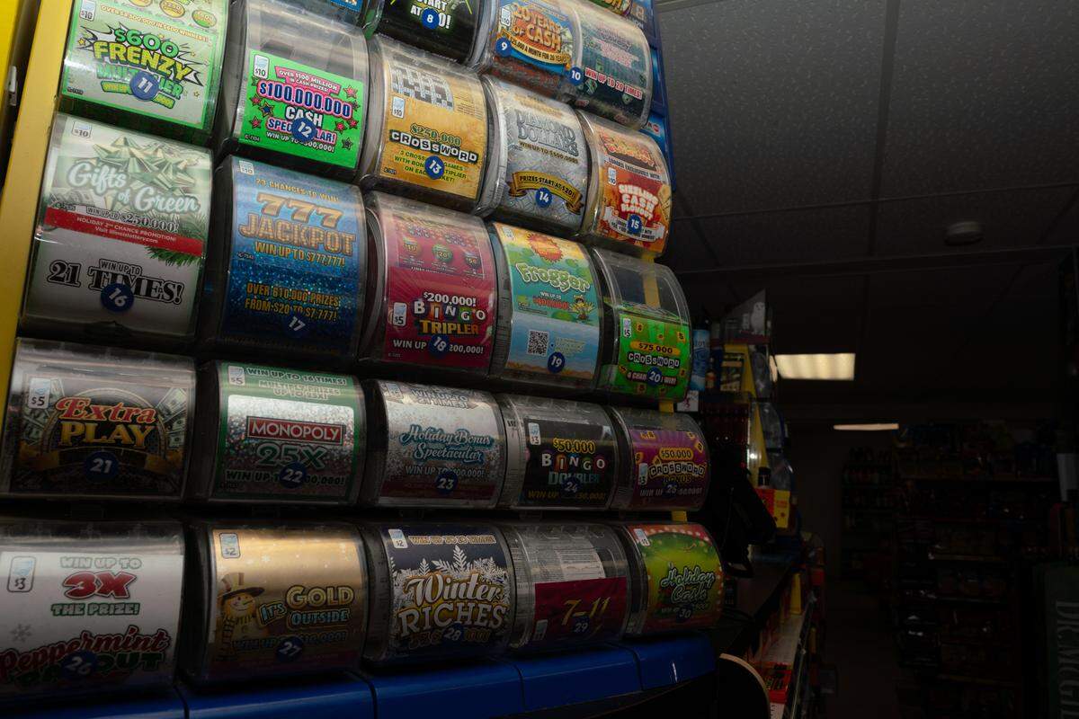 508 Groceries in Mitchell, Ill. , in Madison County on Jan. 18, 2024, where a customer bought a lottery ticket that won $1 million in the Tuesday, Jan. 16, 2024 Mega Millions drawing.