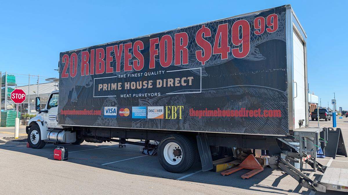 Prime House Direct opened a pop-up meat market in the Lowe's parking lot at Green Mount Commons in Belleville. The market is open through Sunday.