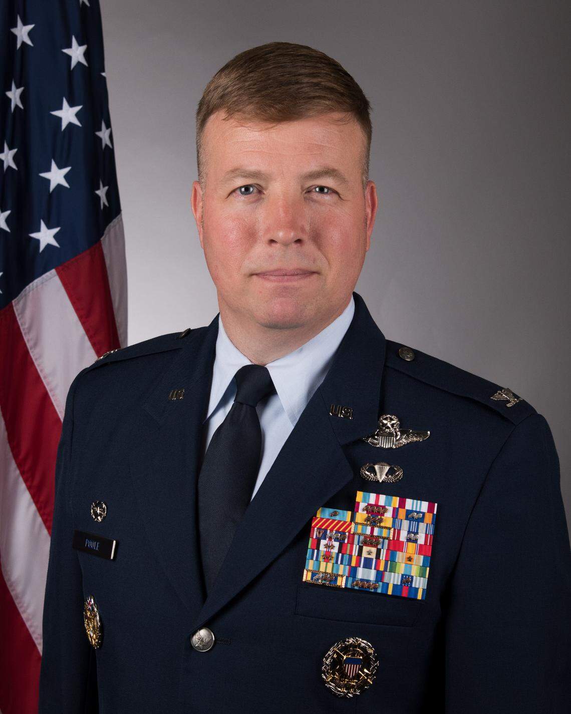 U.S. Air Force Col. John Poole, 375th Air Mobility Wing commander.