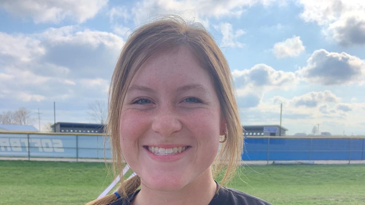 Samantha Roulanaitis of Freeburg High School is the winner of this week’s Belleville News-Democrat Softball Player of the Week high school poll, as selected by readers of bnd.com.
