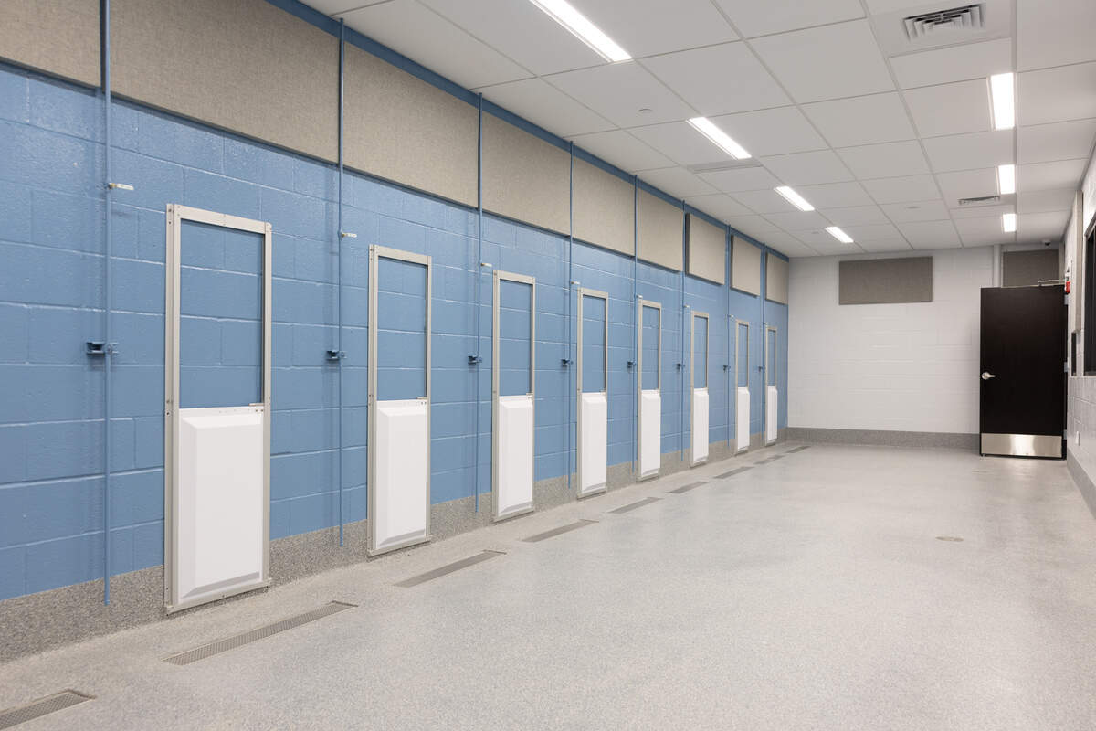 Indoor and outdoor dog kennels will soon be installed at the new St. Clair County animal control facility.