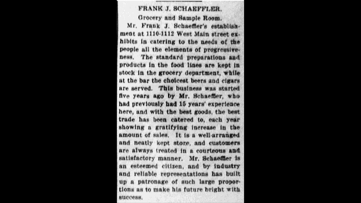 A clip from the Jan. 29, 1901, Daily News-Democrat