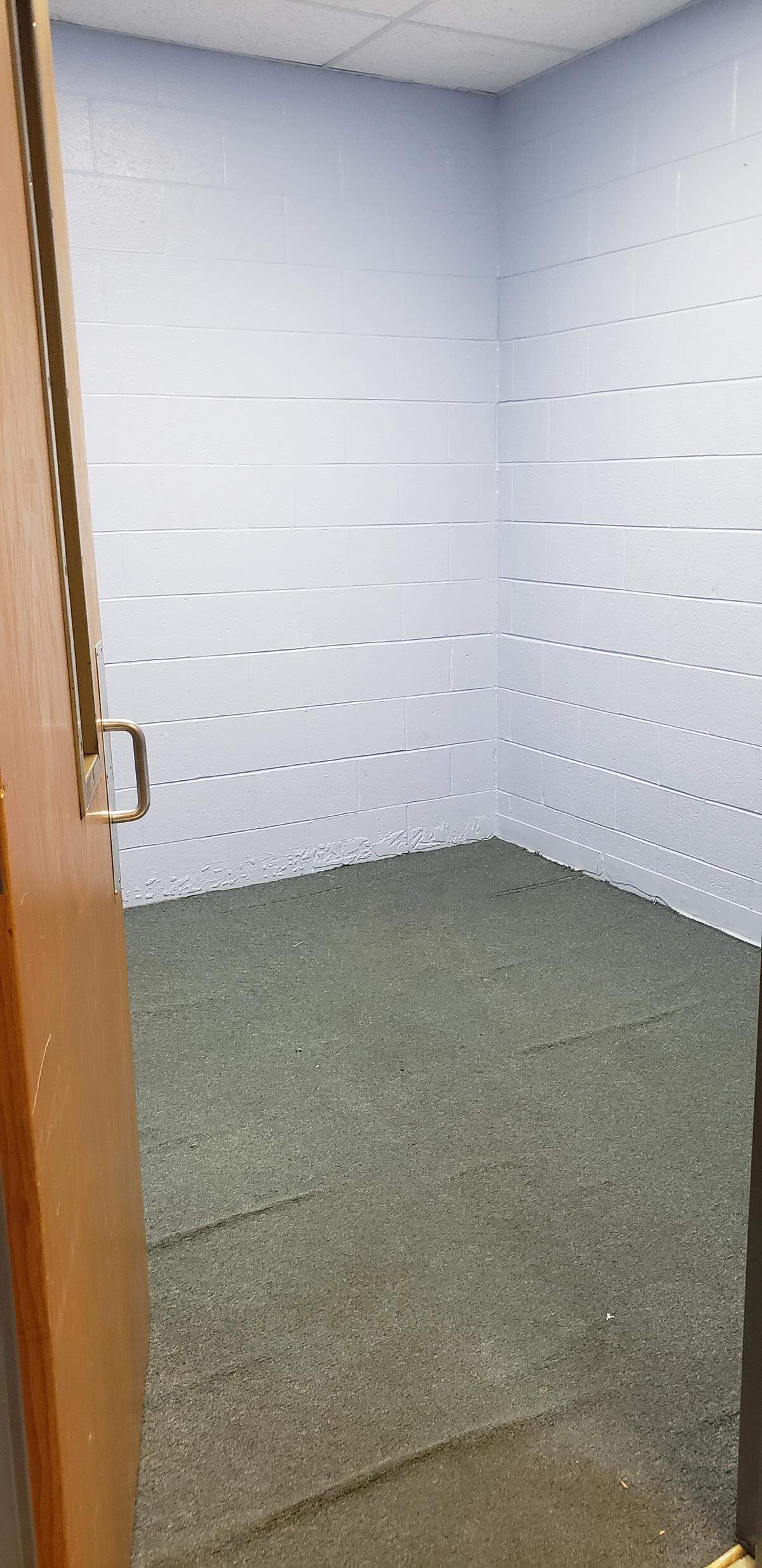Interior of the carpeted timeout room at the Ward School in DuQuoin, Ill. Source: Tri-County Special Education - Original Credit: