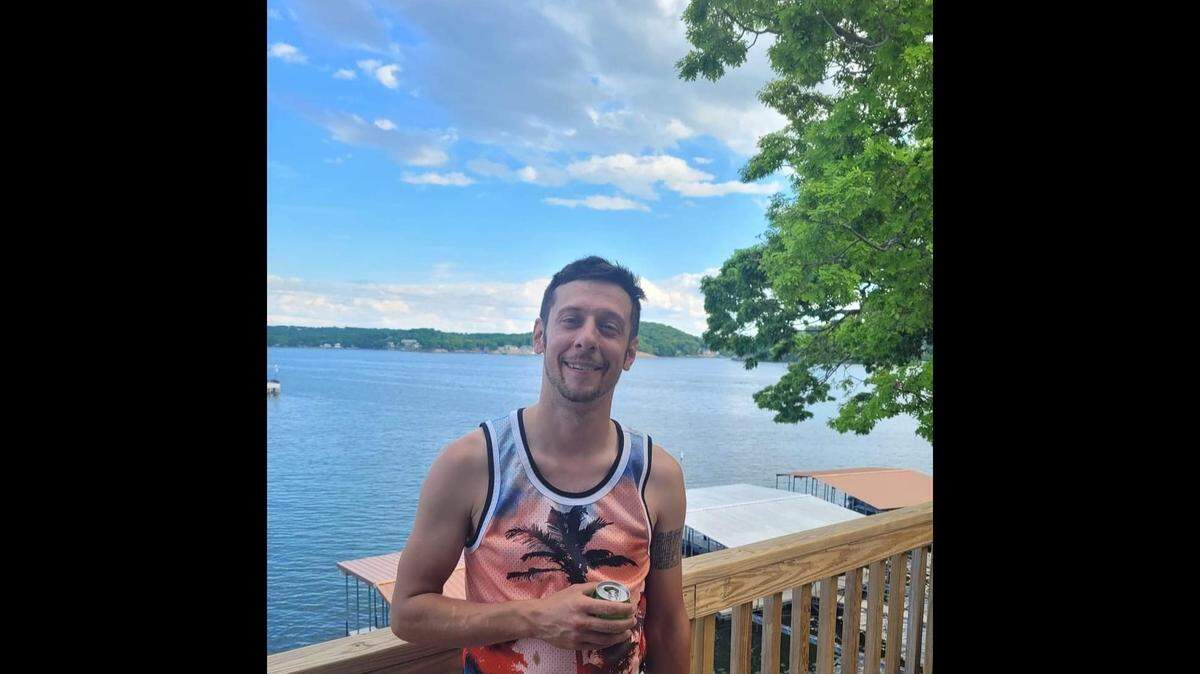 Christopher “Chris” Barnes at his mother’s home at the Lake of the Ozarks.