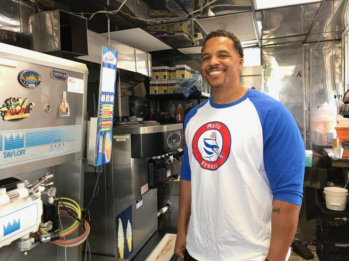 Owner Brian Gregory says he’s wants to keep the cost of a family outing low, so he only charges $1.10 for a soft serve chocolate, vanilla or swirl ice cream cone.