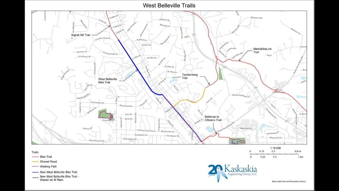 After 12 years of planning, final design to begin on West Belleville Bikeway