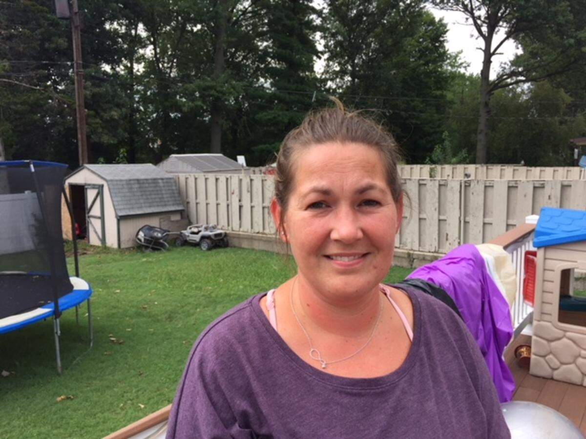 Lisa Nelan, whose home was damaged by a sewer backup during flooding on Aug. 12, wants Granite City leaders to fix the city’s drainage problem.