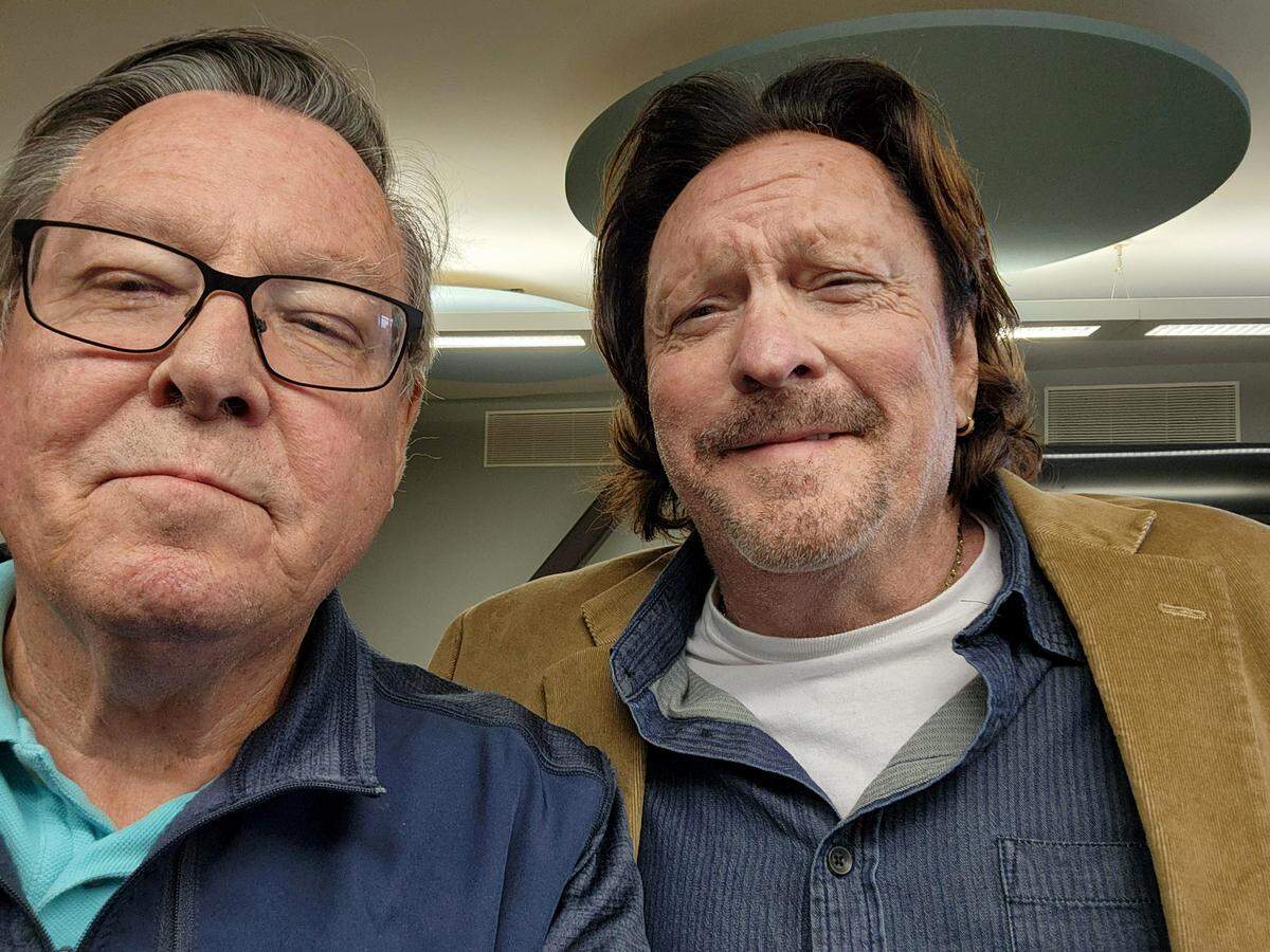 Local screenwriter Daniel Blake Smith and actor Michael Madsen of "Mr. Wonderful.” The film will be part of the St. Louis International Film Festival which will be held, in part, at Belleville’s Lincoln Theatre.