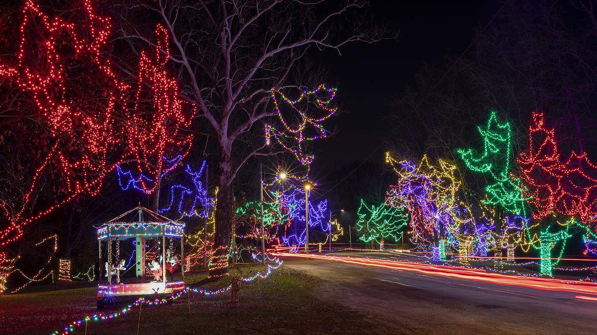 The 2022 Christmas Wonderland display at Alton’s Rock Spring Park features more than 4 million lights.