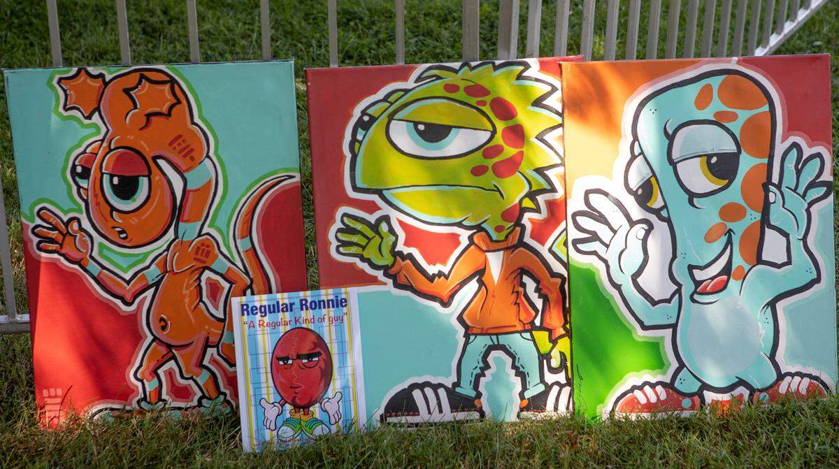 Tony Price will be selling his unique artwork and illustrations at the first Alien Fest to be held in Horner Park in Lebanon, Illinois.