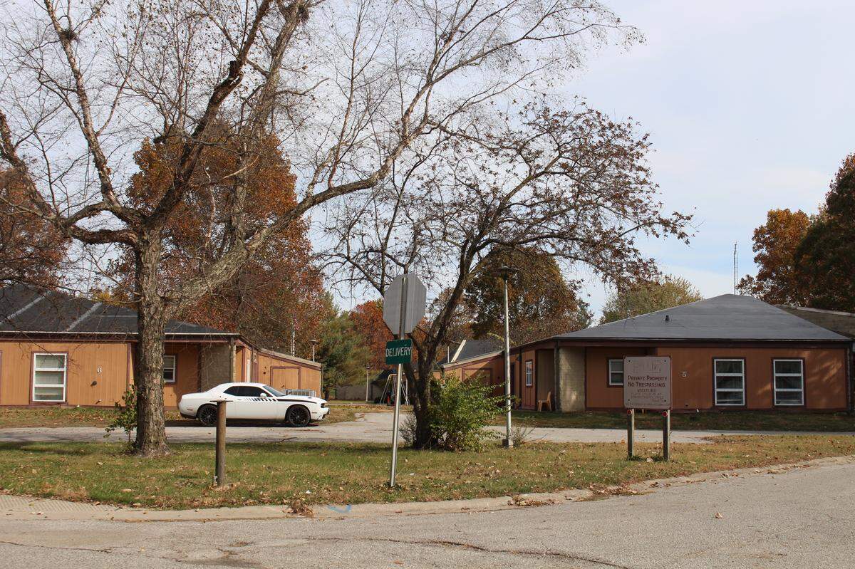 The Specialized Living Center in Swansea has six residential buildings, each with nine bedrooms, a kitchenette, laundry room, family room and dining area.