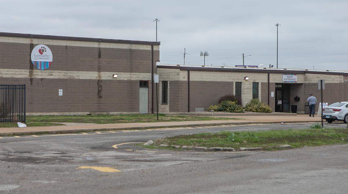 The former Miles D. Davis Elementary School in East St. Louis is now home to Gateway Pet Guardians.