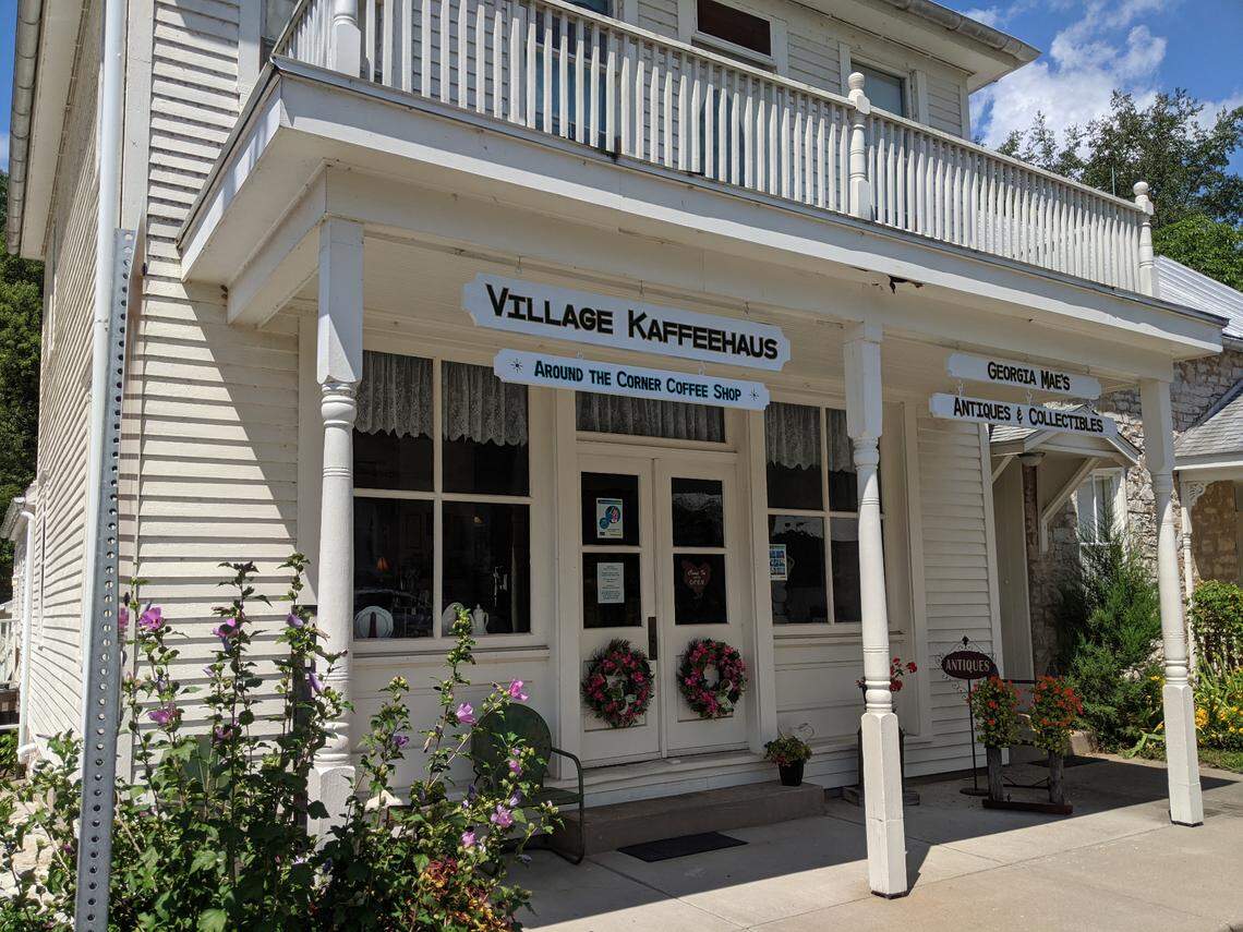 Around the Corner Coffee Company is located at 1103 Mill St. in Maeystown. The entrance is around the corner at the side of the building. Patrons can also enter from the front entrance of Georgia Mae’s Antiques.