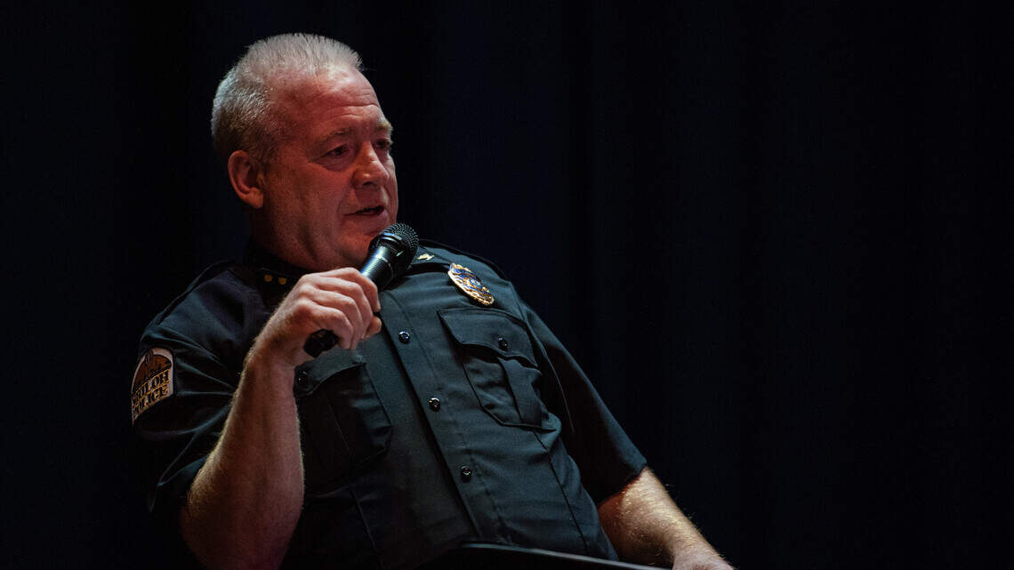 Local law enforcement officers ‘build bridges’ with Airmen at Scott Air Force Base
