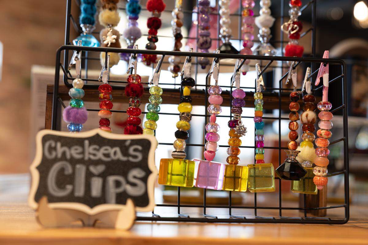 One of the products sold at Market 96 are roach clips, a type of clip meant for saving the last segment of a joint, or marijuana cigarette, that were made by a local artisan.
