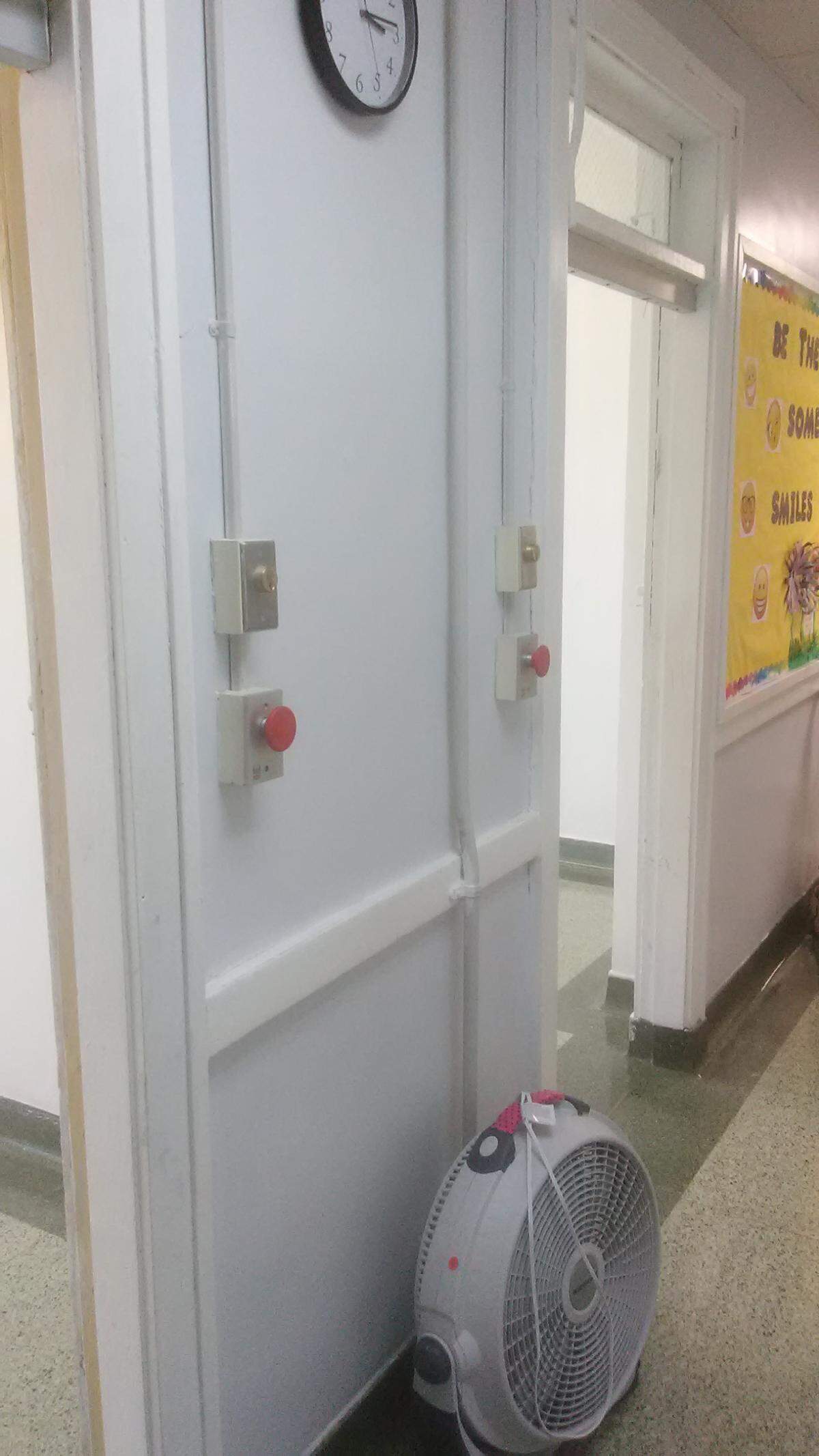 The exterior of a timeout room at the Dewey School in Anna, Ill. Source: Tri-County Special Education - Original Credit: