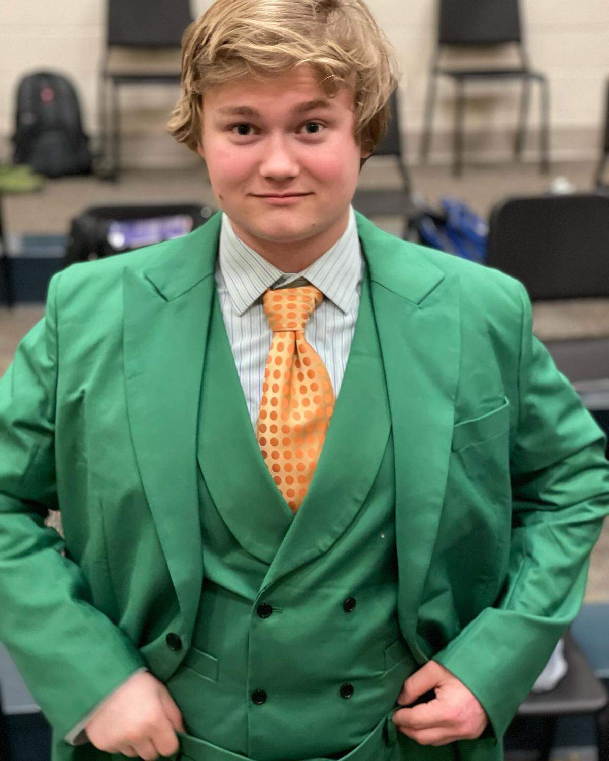 O’Fallon Township High School’s theatre and music departments are presenting “Anastasia” Thursday, March 31, through Sunday, April 3. Alex Dunn is con man Vlad.