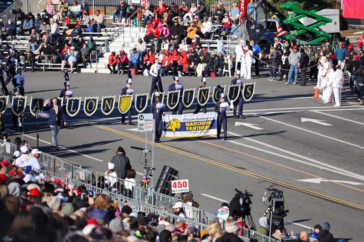 The O’Fallon Township High School Marching Band participates in the 108th annual Tournament of Roses Parade in Pasadena, California. The Marching Panthers played Journey’s “Don’t Stop Believing” and W.C. Handy’s “St. Louis Blues” as they marched the 5.5-mile parade route down Colorado Boulevard as one of the 15 invited bands on New Year’s Day.