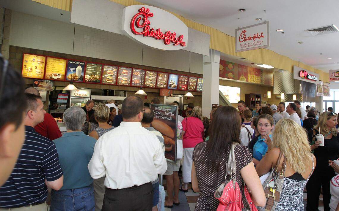 Chick-fil-A moved out of St. Clair Square in 2015.
